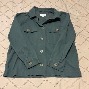 Free Assembly Green Button-Up Jacket